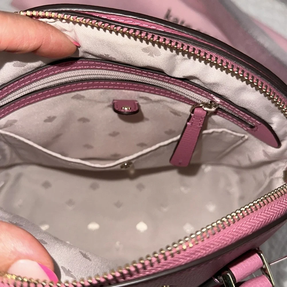 Kate Spade Sylvia Medium Dome Satchel in Blustery